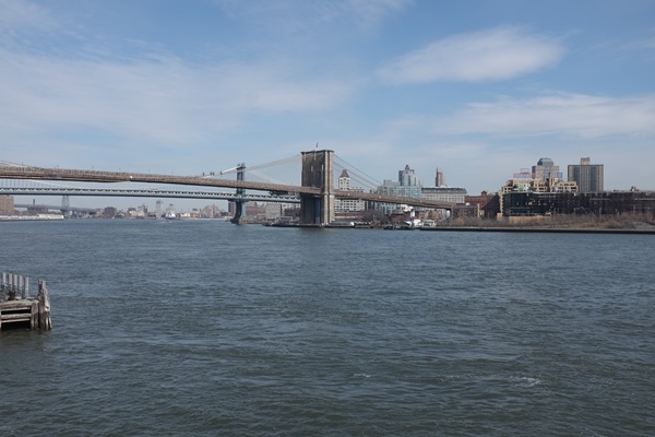 El puente de Brooklyn y el de Manhattan, juntos por fin!